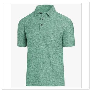 Men's Green Dri Fit Golf Polo NWOT Size Large